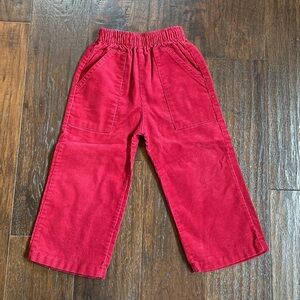 Vintage corduroy Healthtex wide leg maroon berry pants 3T EUC